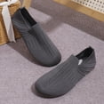 thumbnail image 4 of Willtoo Women's Flats Slip On Go Walk Shoes for Women Comfortable Walking Sneakers Knit Low Wedge Dressy Ballet Shoes, 4 of 7