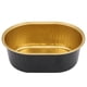 thumbnail image 2 of Taza para hornear pasteles, 10 piezas desechables de papel de aluminio con forma ovalada para hornear pasteles, moldes para magdalenas, tazas con tapas, accesorio de cocina2 # negro) Khall 3.1182E+12, 2 of 6
