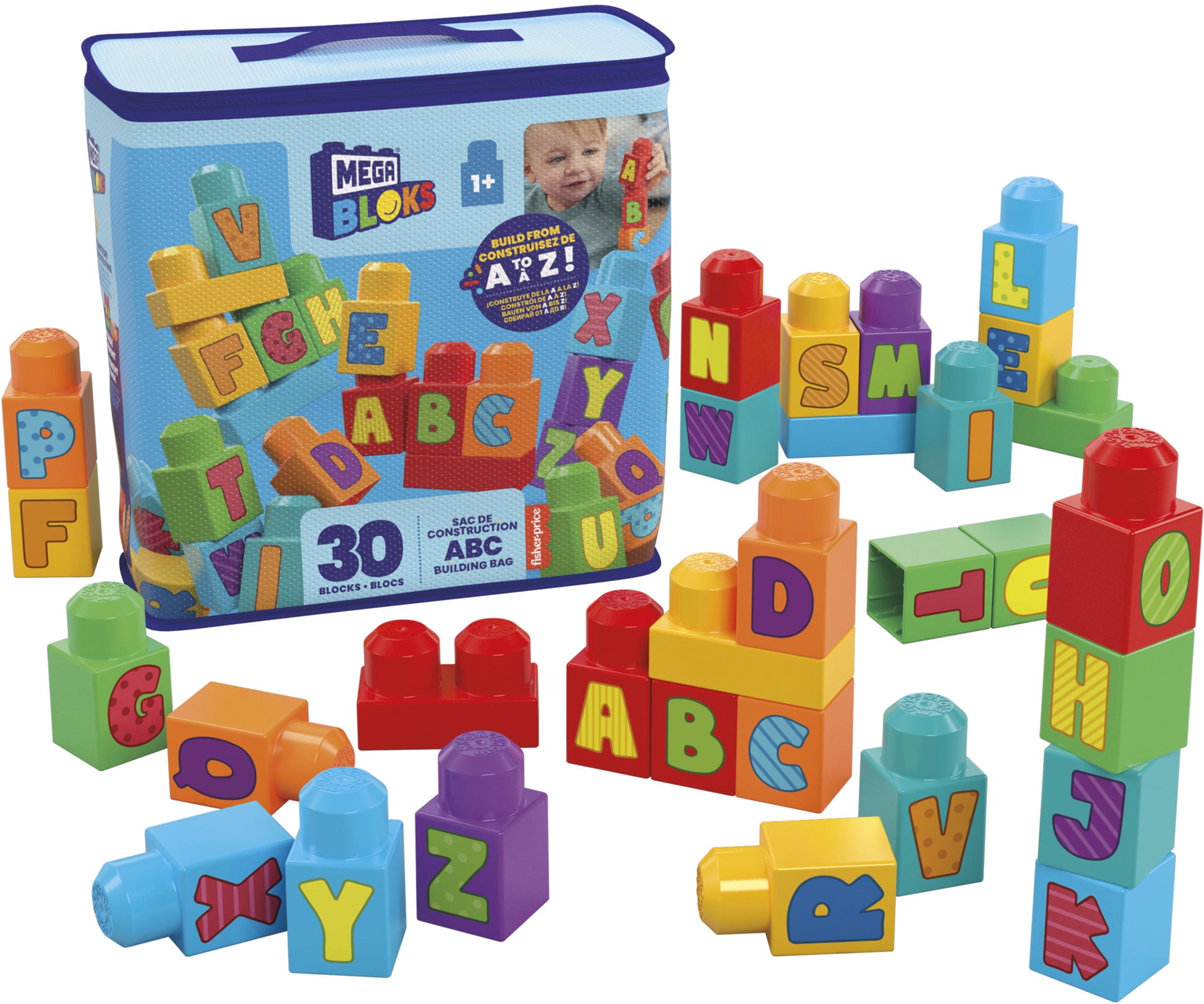 Hinkler Building Blocks First Alphabet Puzzle Train Giant 57