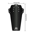 thumbnail image 3 of Road Bike Saddles Mudguard Universals Bike Mudguard Mud Guard Removable Bicycles Mudguard Bike Accessories Enduring, 3 of 8