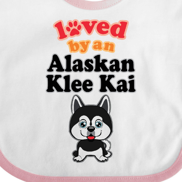 Inktastic Alaskan Klee Kai Dog Gift Boys or Girls Baby Bib