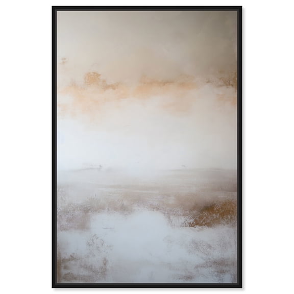 Nebula Grains II Canvas Minimalist Boho Art by Art Remedy, Black Frame, 10" x 15"