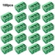thumbnail image 1 of Likrtyny Conector Bloque Terminales PCB Con Tornillo KF301 Pasador Recto Paso 5 Mm (100 Piezas Verdes 3P), 1 of 9