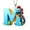 M3, variant on 26 Dinosaur Alphabet Christmas Ornaments, Single-Side Printed Acrylic Letter Decorations for Christmas Tree Decorations, Christmas Decorations Indoor