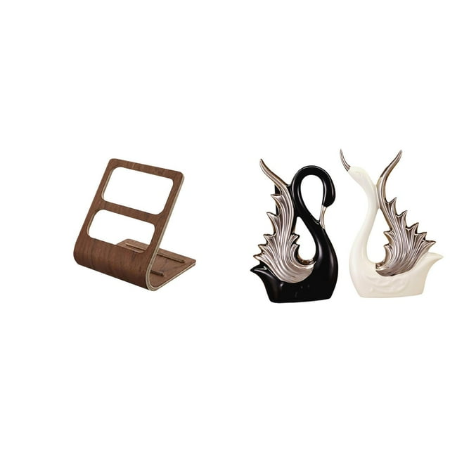 Elegante Organizador De Mandos A Distancia Con Forma De Cisne Y Caja De Almacenamiento De Escritorio Con Compartimentos Para La Oficina, La Cocina, La Mesa, La Decoración Del Hotel Y Como