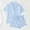 Light Blue, variant on Goodtrade8 Women Pajama Set Button Down 2 Piece Collared Short Sleeve Casual Solid Color Sleepwear Women Pj Sets