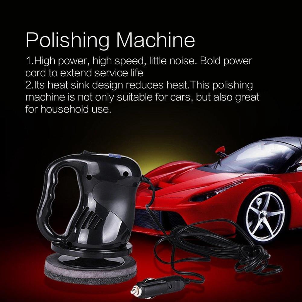 CHENXIAO Electric Car Polisher Buffer Sander, 12V/40W Polishing Machine Buffer for Car, Hand-held Car Waxing Machine, for All 12V Cars & Mini Breads Q7A9