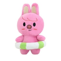 Stray Kids Hyun-Jin 8inch Adorable Animal Plush Doll with Swimming Pool Decor Felix Han I.N Bang Chan Lee Know