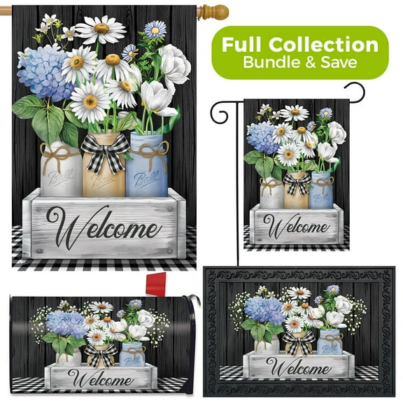 Briarwood Lane Crated Mason Jars Spring Design Collection