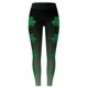 thumbnail image 3 of Gibobby Mallas Afelpadas Color Polainas deportivas estampadas para el día San Patricio, moda informal para mujer, polainas yoga informales（Verdinegro， M), 3 of 5