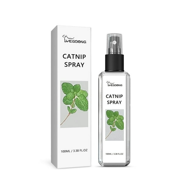 EGNMCR Herbal Cats Catnip Spray For Cats Scratching Spray Mist Herbal Cats Spray Transparent Cats Behaviour Spray Space For Your Cats 100ML Happy Water