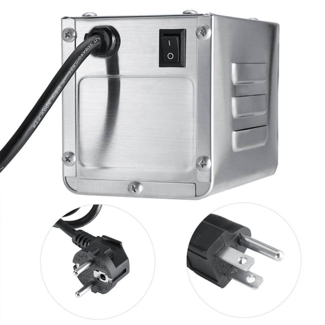 Outil de Barbecue Rôtissoire Moteur de Gril Support en Acier Inoxydable 110V 70KG 3-5RPM