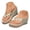 White, variant on Wedge Sandals for Women Platform Polka Dot Espadrille High Wedges Shoes Slingback Denim Non Slip Dressy Flip Flops Size 6-10