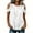 *White, variant on VBVC Women's Cotton Blend Cold Shoulder Blouse, Ladies' Crew Neck Ruffle Sleeve Top, Casual Button Detail Shirt For Women,Black,S-2XL