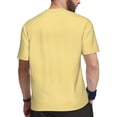thumbnail image 2 of Rocae Yellow Gingham for Men's Mesh Quick-Dry Short Sleeve Workout T-Shirt,Mens Crew Neck Tee Lightweight Soft Classic T Shirts 4X-Large, 2 of 9