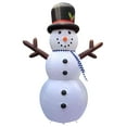 thumbnail image 2 of Lighted Inflatable Snowman Outdoor Commerical Christmas Decoration - 20', 2 of 6