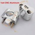 thumbnail image 3 of CNC MACHINED 28mm 1 1/8" Fat Bar HANDLEBAR Clamps FOR PIT BIKE ATV CL23_K, 3 of 5