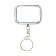 thumbnail image 1 of Unique Bargains 1 Pc Pill Case Square with Keychain Pill Box Gold Tone [2 Grid], 1 of 6