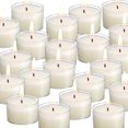 thumbnail image 1 of Velas de té qinxiang 100 unidades sin aroma color marfil, 1 of 7