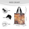 thumbnail image 3 of Easygdp Hand Drawn Vintage Coffee Bolsa Tote para Mujer, Bolso de Hombro para Trabajo, Playa, Viajes, Compras y Supermercado, 3 of 7
