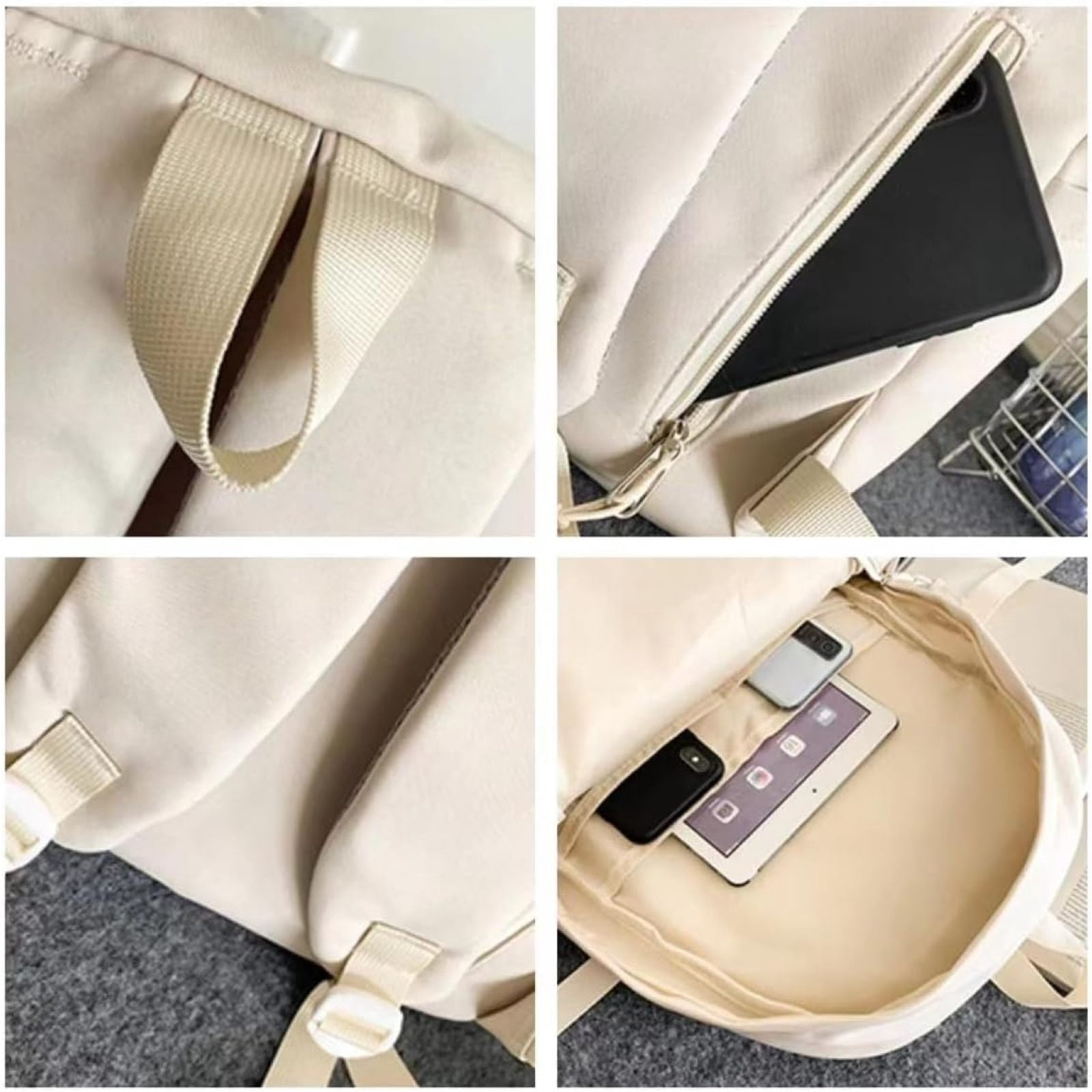 SQDWYGUO Y2k Backpack with Kawaii Pendant Aesthetic Star Backpack Cute Preppy Laptop Book Bag Back to College Supplie,Blue