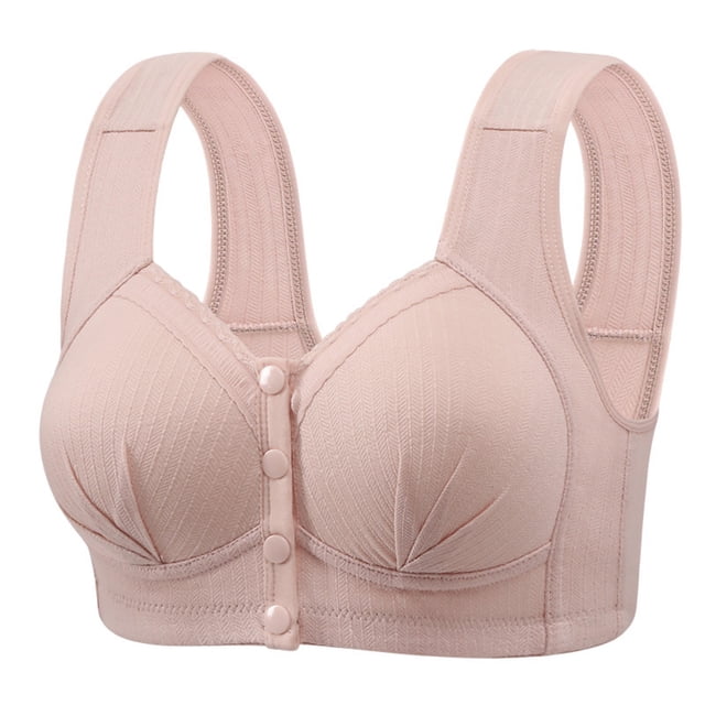 Wancir Bras for Women 2025 New Woman's Solid Color Thin Style Ventilate Large Size Bra without Steel Rim