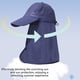 thumbnail image 4 of Sombrero de Protección Solar para Hombres y Mujeres | Gorra de Pescador de 3 Formas de Uso | Chal Desmontable | Protección UV | Nylon | Transpirable | Para Senderismo, Pesca, Camping | Talla, 4 of 8