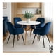 thumbnail image 4 of Set de 2 Sillas Terciopelo con Descansa Brazos para Comedor azul, 4 of 7