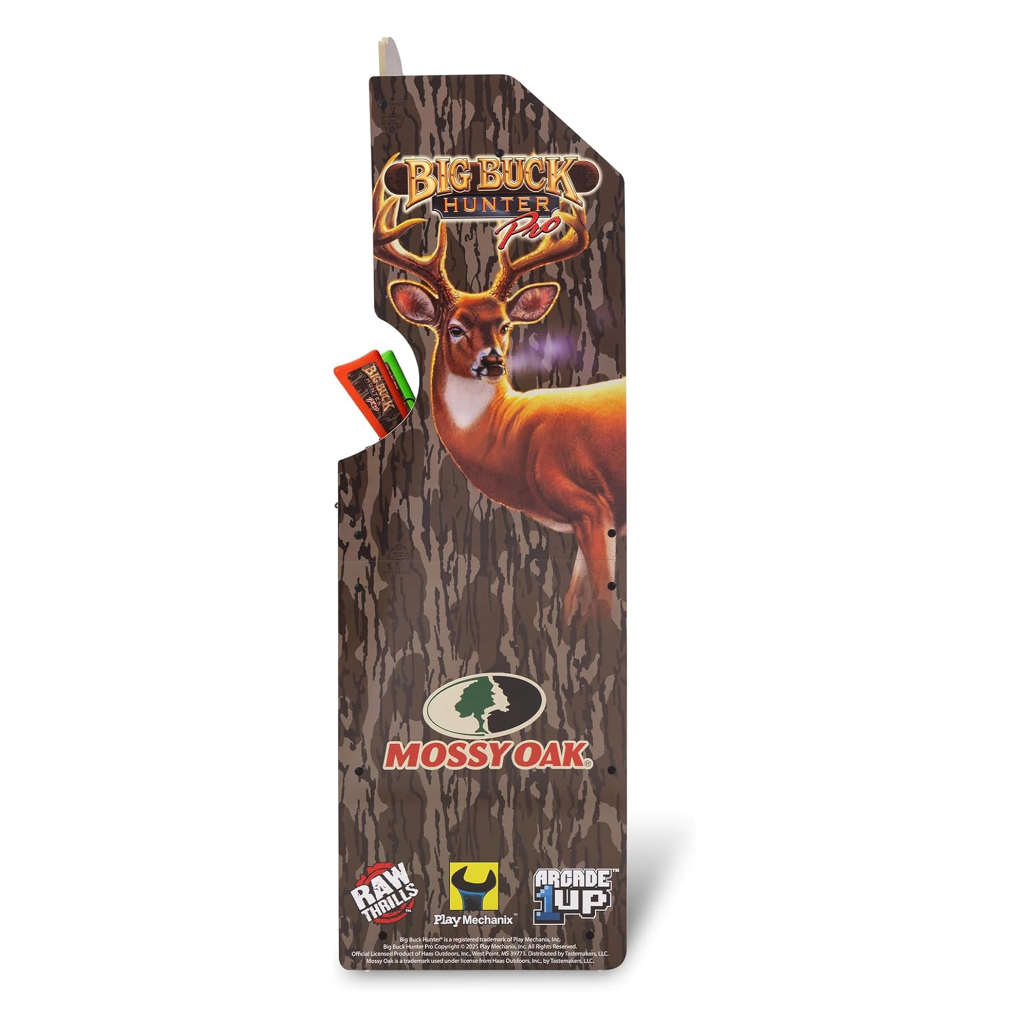 Arcade1Up Big Buck Hunter Mossy Oak Deluxe Arcade Machine with Dual Light Guns