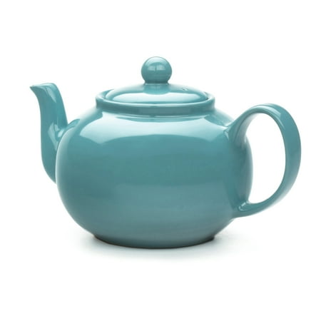 

9.5 Turquoise Green Solid 42 Oz. Stoneware Teapot