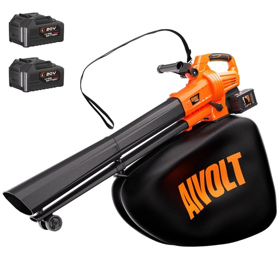 AIVOLT 3-in-1  600 CFM 40V Battery Handheld Leaf Blower & Vacuum, Brushless Mulcher