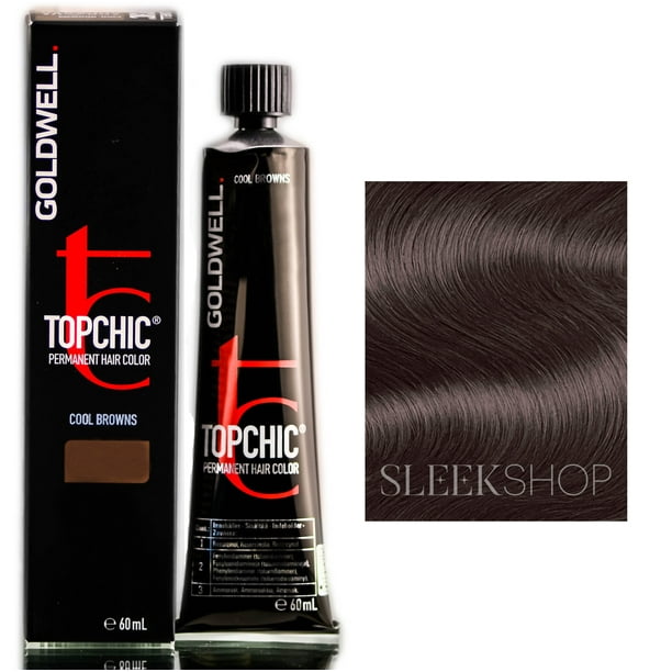 Goldwell Topchic Professional Hair Color Cool Browns - 7SB@BL 