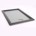 thumbnail image 4 of M&T Displays Lockable Snap Poster Frame 8.5x11 Inch Black 1.25" Aluminum Profile Front Loading Wall Mounting Photo Picture Document Certificate Sign Holder Mitered Corner Anti Glare Cover, 4 of 8
