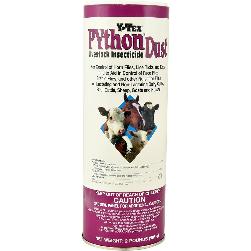PYTHON DUST SHAKER CAN INSECT REPELLENT 2 POUND