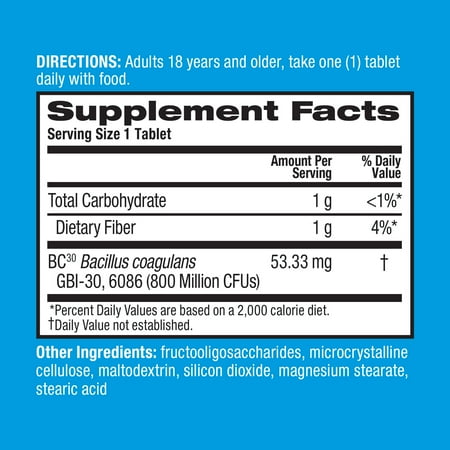 Digestive Advantage Prebiotic Fiber Plus Probiotic - 24 Tablets