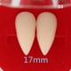 thumbnail image 4 of Advancent Espeluznante vampiro hombres lobo colmillos falsos dientes de dentadura disfraz Halloween prop Kits de decoración para fiestas 17mm 4#, 4 of 5