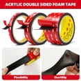 thumbnail image 2 of Double Sided Tape Heavy Duty 1in x 10ft, Heavy Duty Removable Mounting Tape, Adhesive Strips Double Sided Mounting Tape, Strong Foam Tape for Walls Picture Hanging Poster, Car, LED Strip Light, 2 of 8