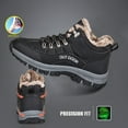 thumbnail image 2 of Bottillons pour Hommes à la Cheville, Montants, Chaussures de Randonnée d'Hiver, Chaussures d'Escalade, Imperméables, Légères, pour Voyage en Plein Air, 2 of 5
