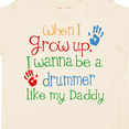 thumbnail image 4 of Inktastic Drummer Like Daddy Boys or Girls Toddler T-Shirt, 4 of 5