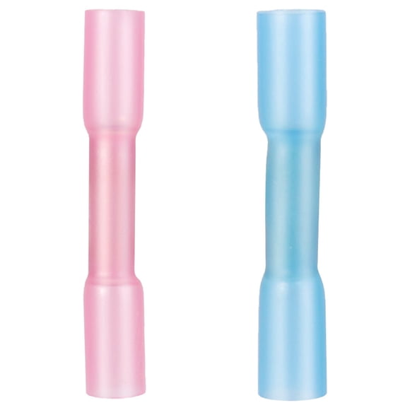 FUTUREORYY 100Pack Waterproof Electric Connectors for Wiring Heat Shrink Tubing Polyolefin Marine Wire Connectors