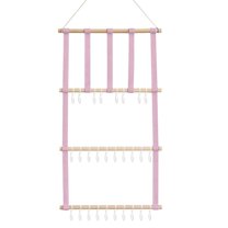 Hair Accessories Holder Display Bows Jewelry Organizer for Girl Hanging Scrunchie Wall Decor B