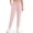 Pink, variant on Women's High-Waisted Drawstring Pocket Pants Solid Color for Summer Fall Comfort
