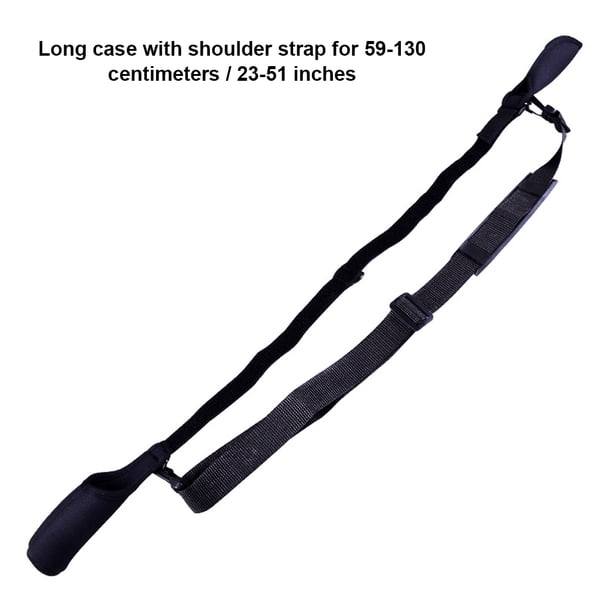 Estuche para caña de pescar, portátil, plegable, bolsa de almacenamiento elástica para caña de pescar