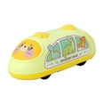 thumbnail image 1 of Yellow Pull Back Train Toy For Kids Push And Go Locomotive Toy With Easy Action 5.31 Inches Durable Plastic Toy Train For Toddlers No Battery Needed Yellow Version, 1 of 6