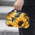 thumbnail image 2 of Sunflower Travel Organizer Oxford Cloth Waterproof Storage Pouch Hard Drive Bags Computer Cable Organizer Power Plug Travel Organizer Small 5.9x9.44x3.14 in, 2 of 6