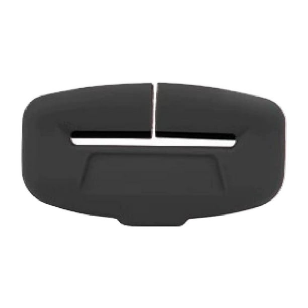 2 protectores universales para hebilla de cinturón de seguridad de coche, de silicona suave anticolisión, resistentes a altas temperaturas, fáciles de instalar.