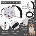 thumbnail image 4 of 5M Retractable Dog Leash, Anti-bite Heavy Duty Pet Walking Leash , 16ft Strong Nylon Tape, 4 of 8