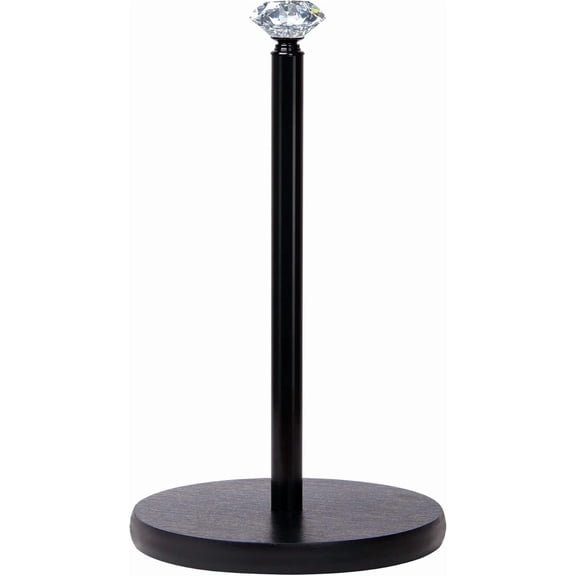 Kitchen paper towel holder, suitable for kitchen and bathroom storage, made of stainless steel, can hold standard and large rolls of paper towels.