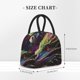 thumbnail image 2 of Disketp Colorful Dragon Head Profile Bolsa Térmica para Almuerzo, Lonchera con Abertura Amplia y Gran Capacidad, Organizador Reutilizable para Mujeres, Hombres y Adultos, 2 of 6