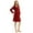 Red, variant on Women's Maternity Dress Nursing Nightgown Breastfeeding Full Slips Sleepwear S-3XL